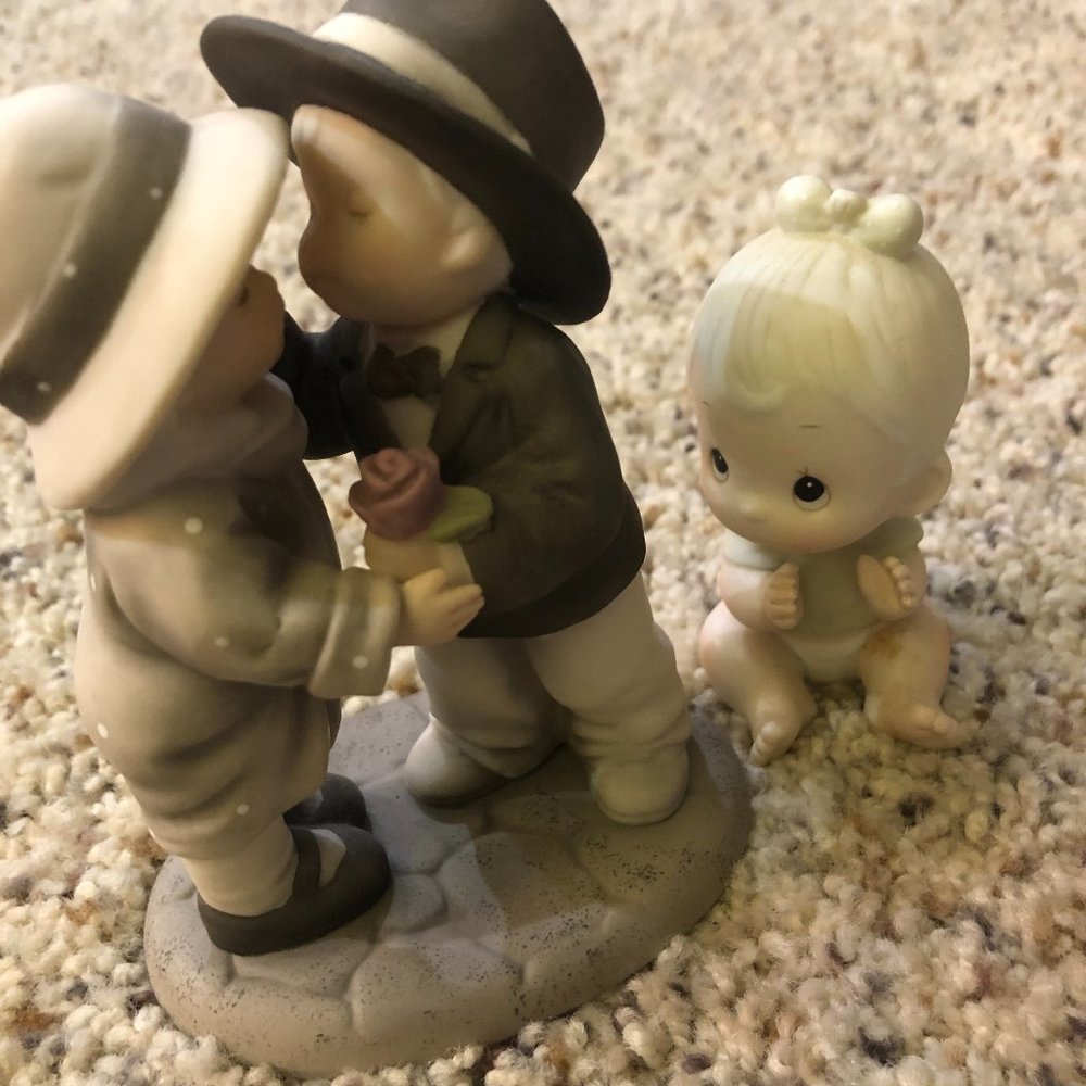 Set of Small Porcelain Statues